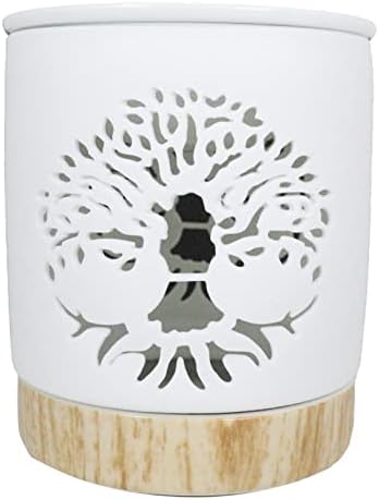Ebros Gift Celtic Tree of Life Ceramic Votive Candle Holder