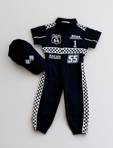 Handmade Race Car Driver Costume for Toddlers