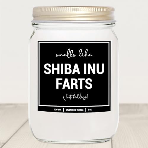 YouNique Designs Shiba Inu Lavender Vanilla Candle