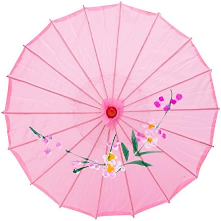 THY COLLECTIBLES 22 Pink Stick Umbrella for Weddings and Events