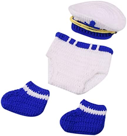 BIBABLYKE Newborn Police Costume Set for Baby Girl or Boy
