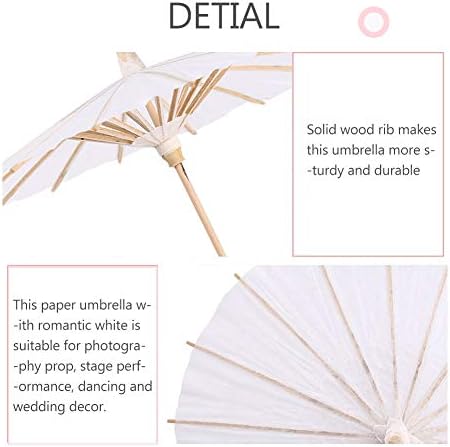 23 Handmade Oiled Paper Bamboo Parasol Umbrella