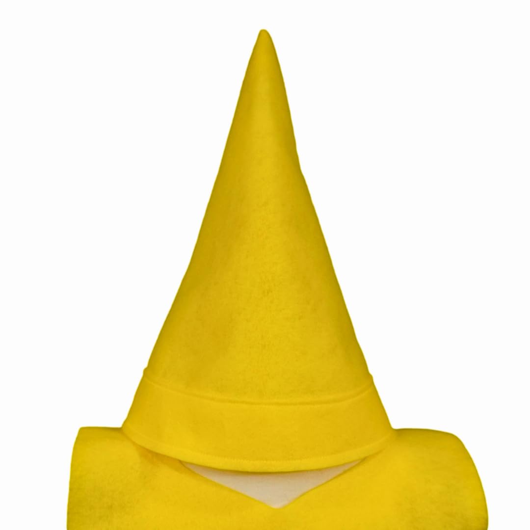 Yellow Crayon Costume Tunic and Hat for Babies to Adults