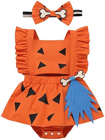 IBTOM CASTLE Caveman Costume Girl 1st 2nd Birthday Outfit