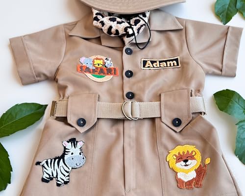Personalized Safari Explorer Costume for Toddler
