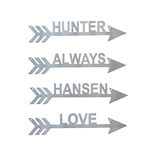 12 Custom Metal Arrow Name Sign Wall Decor 1