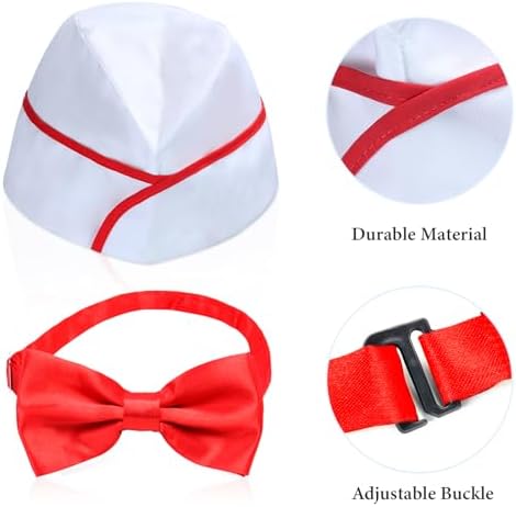 Keymall Kids Waiter Costume Set 6 Pcs for Halloween