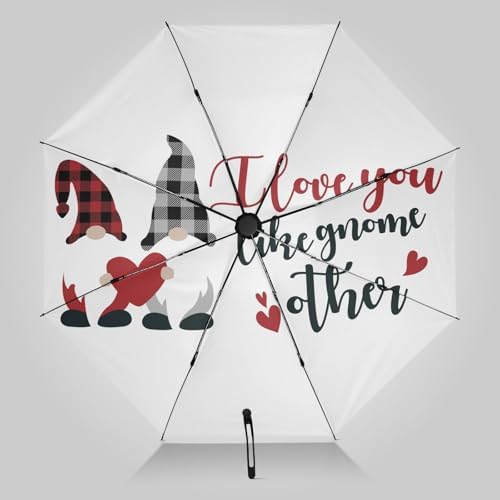 Tamniee Inverted Buffalo Plaid Folding Umbrella