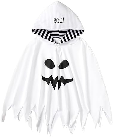 Baby Boy Halloween Ghost Cloak Cape Poncho
