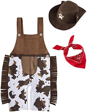 LATOBREATH Halloween Cowboy Costume for Kids