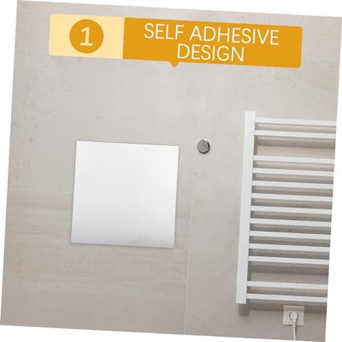 ERINGOGO Large Vanity Mirror Set 2pcs Self-Adhesive Acrylic