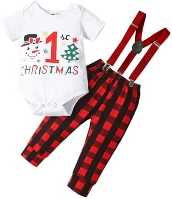 Baby Boy Dinosaur Bow Tie Romper Set Suspenders