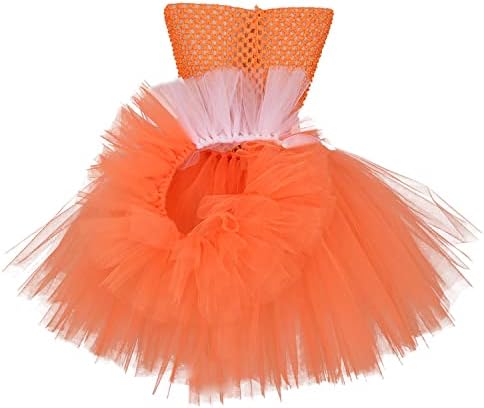 Kids Girls Orange Fox Costume Halloween Dress 18-24 Months