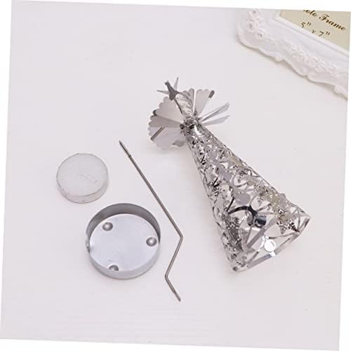 Christmas Tree Shaped Rotating Tea Light Holder