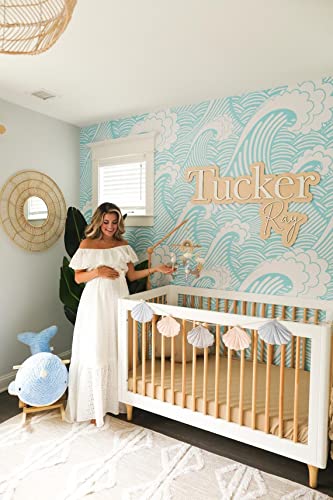 Large Wood Name Sign for Baby Room Decor