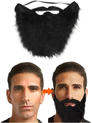 Kentmuel Halloween Fake Beard with Mustache