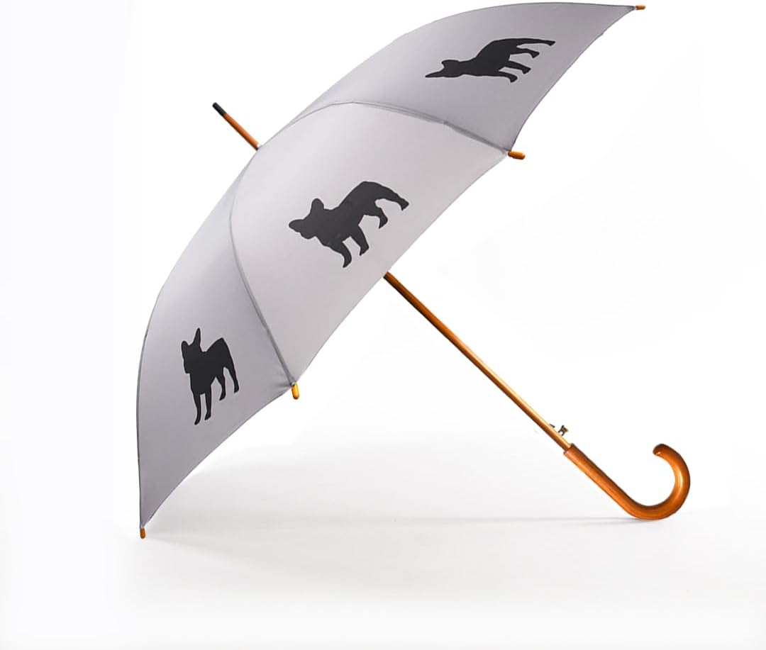 Premium French Bulldog Rain Umbrella - Windproof Durable