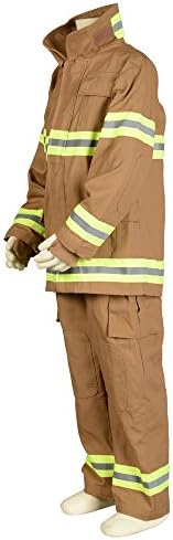 Aeromax Jr Fire Fighter Suit Tan Size 1214
