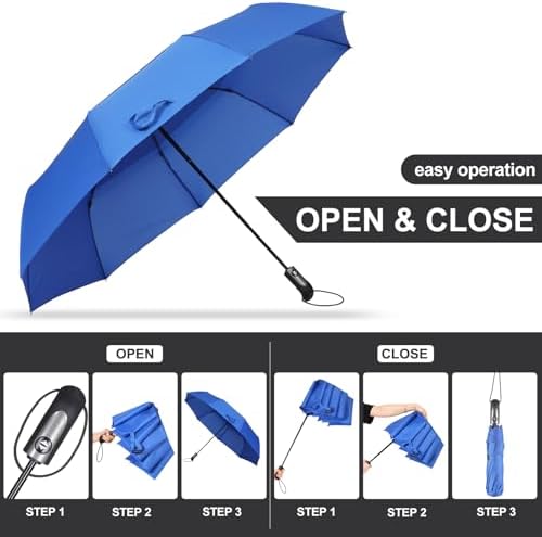 Doubwell 54 Inch Large Folding Umbrella