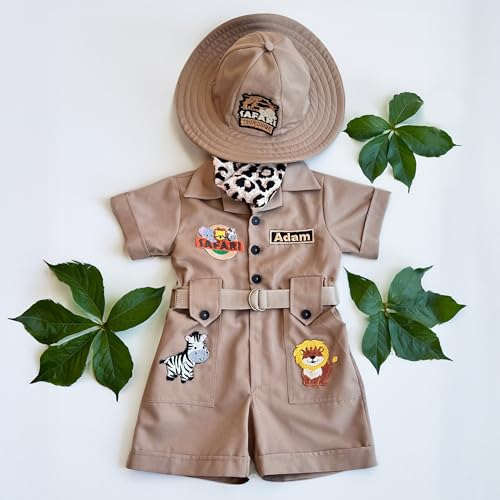 Personalized Safari Explorer Costume for Toddler
