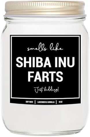 YouNique Designs Shiba Inu Lavender Vanilla Candle