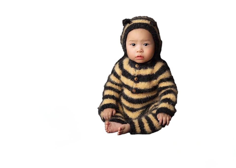 Handmade Baby Bumble Bee Costume Set 1