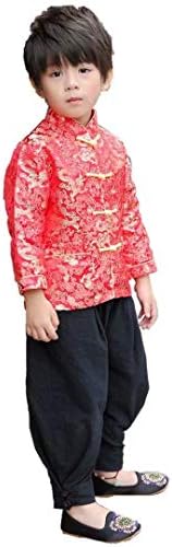 Little Boys Dragon Tang Coat Long Sleeve Boy Jacket