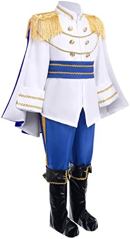 IBAKOM Prince Charming Costume for Boys