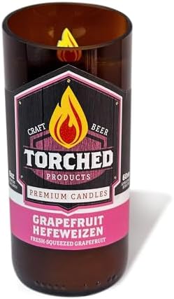 Torched Beer Scented Candles - Grapefruit Hefeweizen 11 oz