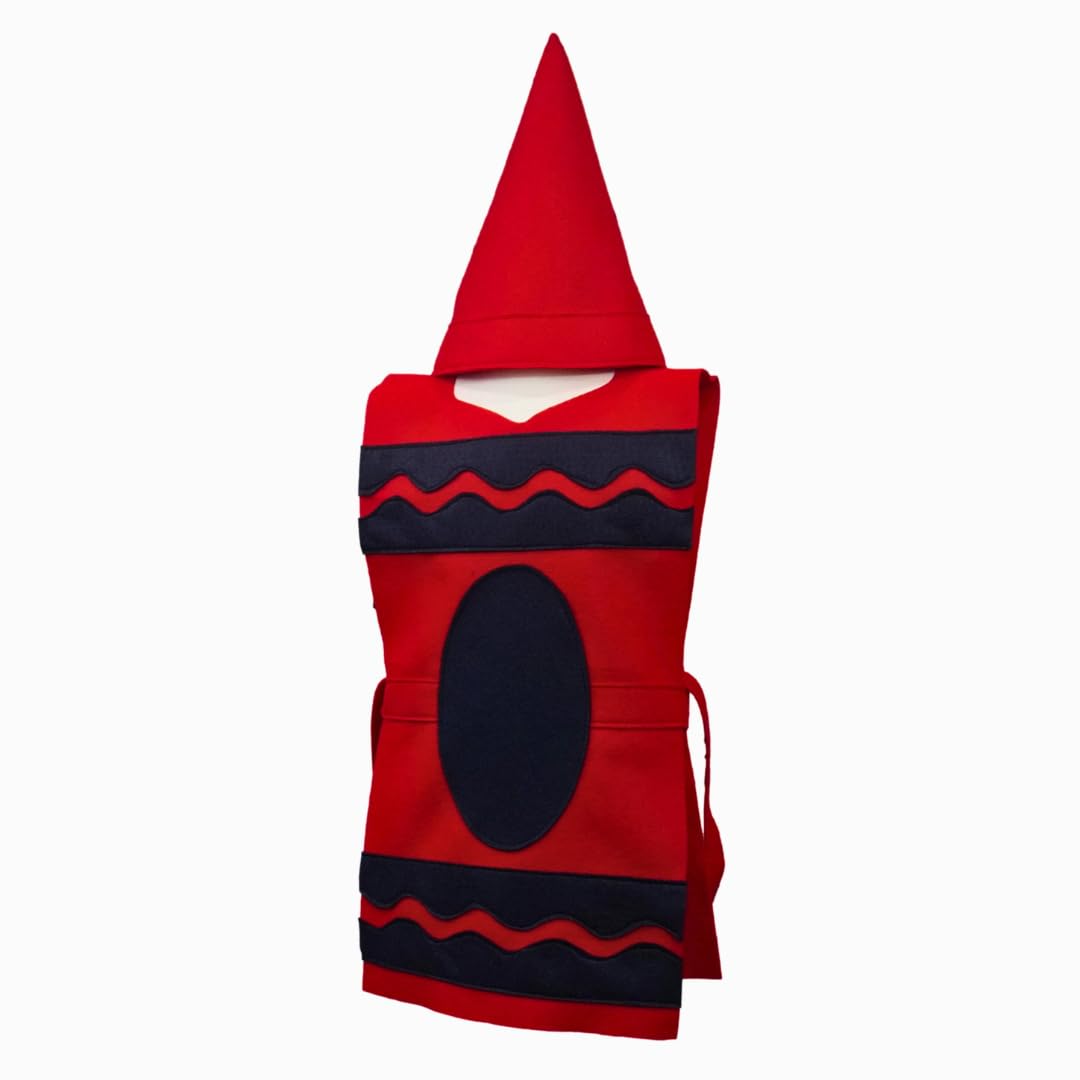 Red Crayon Costume Set - Kids 4-9y