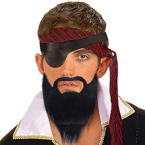 Foryysa Realistic Fake Beard and Mustache Set