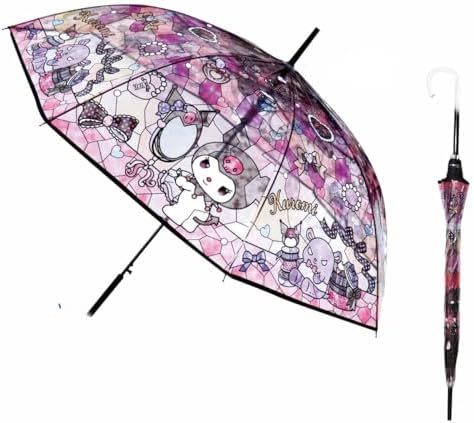 RRI Cartoon Kawaii Stainedglass K Uromi Stick Umbrella