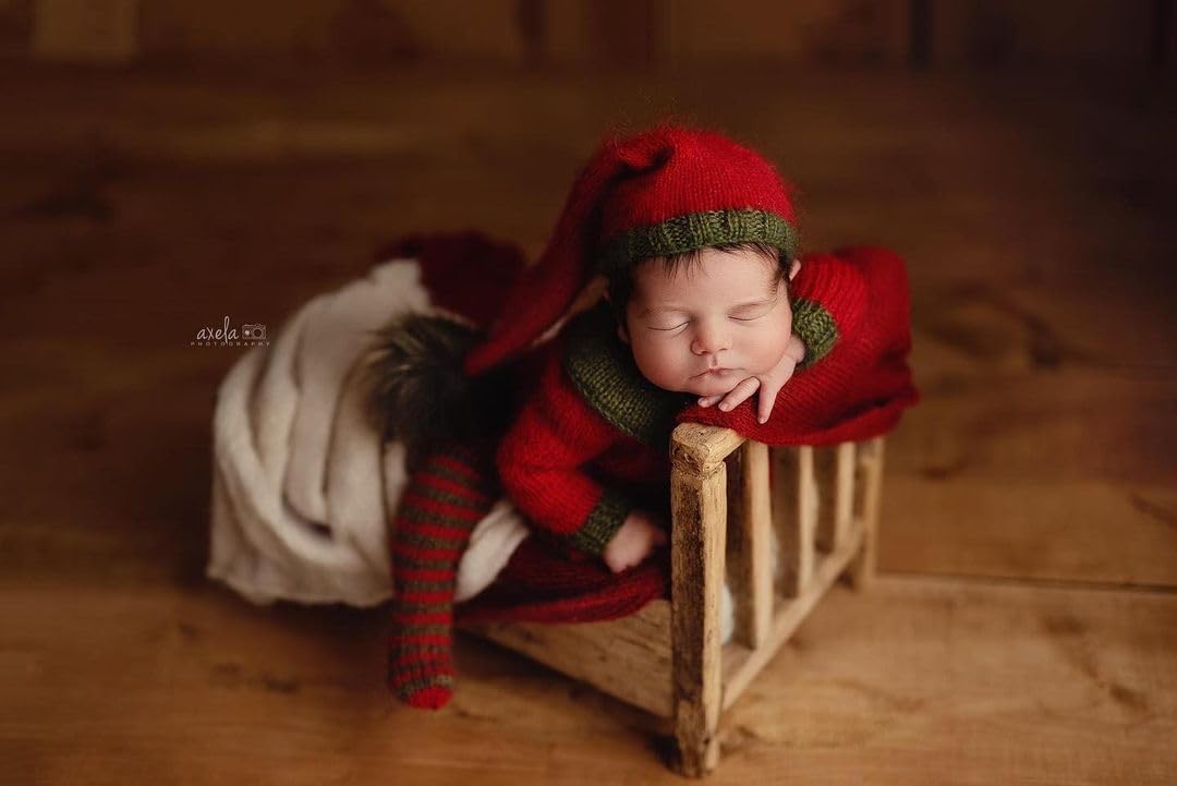 2 Piece Baby Christmas Romper and Hat Set