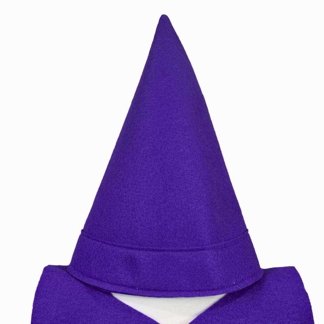 Crayon Costume Set Tunic and Hat Purple 1
