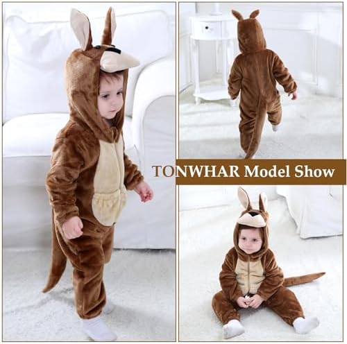 TONWHAR Baby Animal Costume Romper for Boys Girls