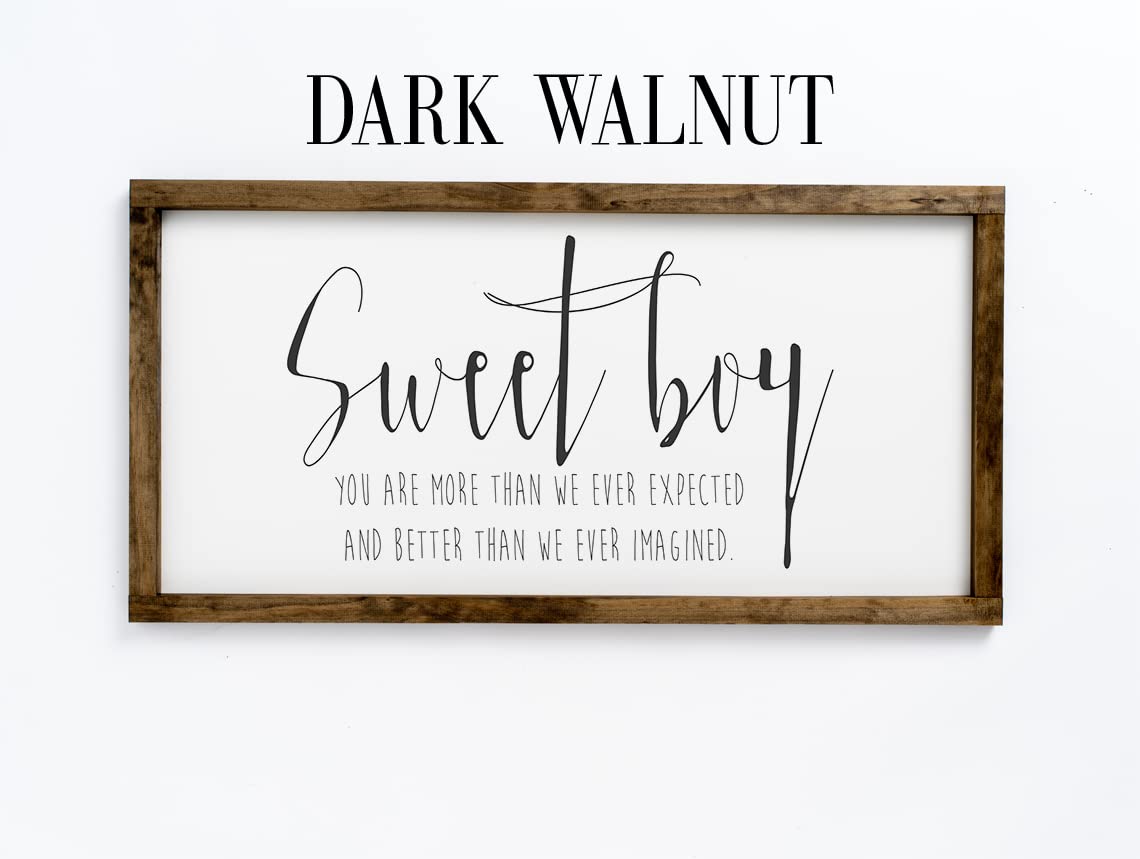 Meliora Craft Baby Boy Nursery Decor Sign