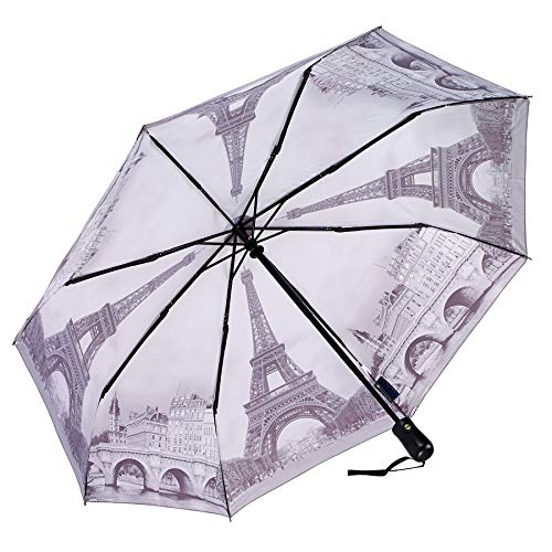 Galleria-Paris Large Portable Folding Umbrella 48 Arc