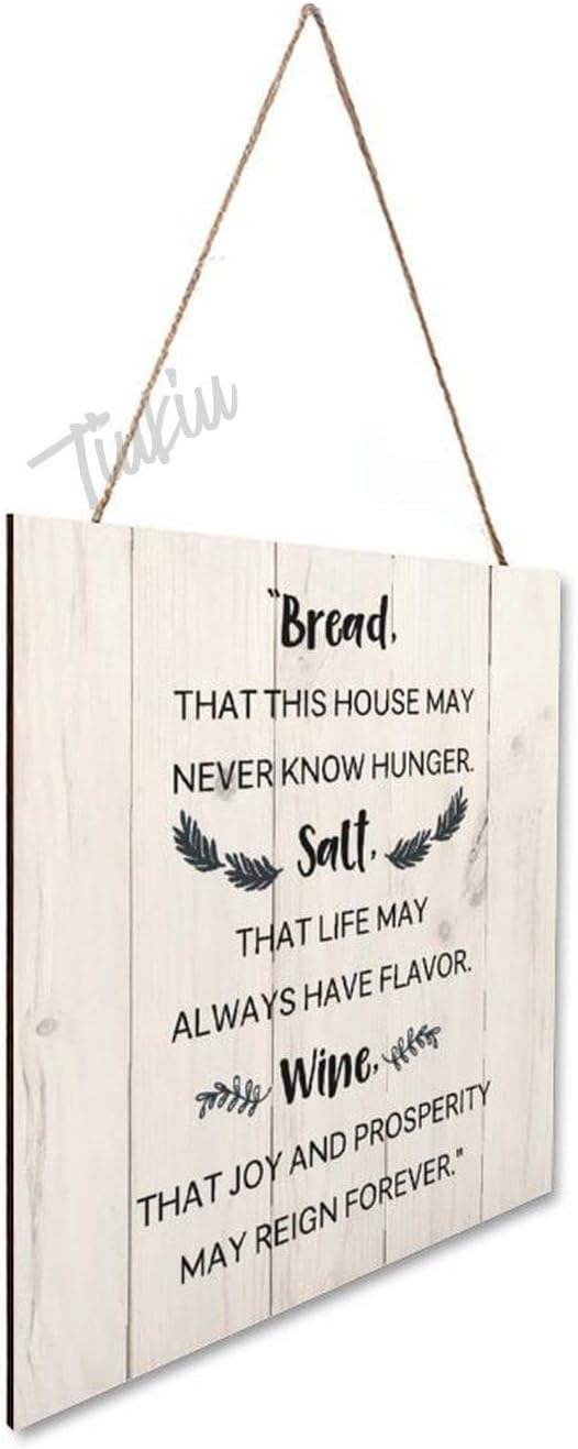 Tiukiu 12 inch Decorative Wood Sign - Made in USA
