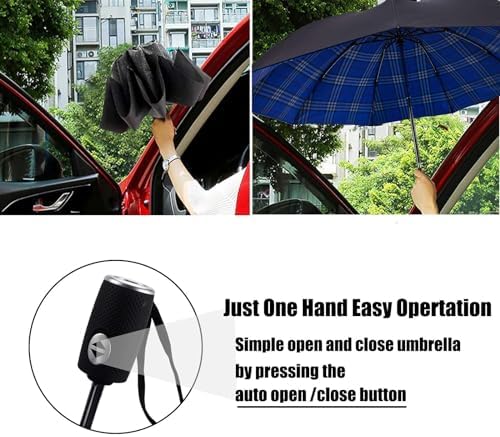 ElifeAcc Windproof Travel Umbrella - Auto Open Close for Men Women