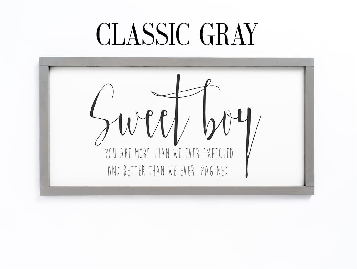 Meliora Craft Baby Boy Nursery Decor Sign