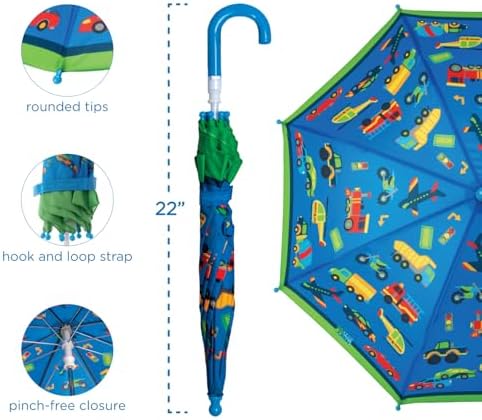 Stephen Joseph Toddler Umbrella with Pinch Free Closure