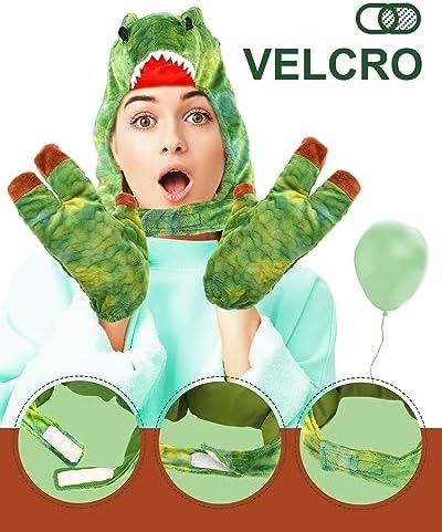 Roicaholy Dinosaur Costume Set for Kids