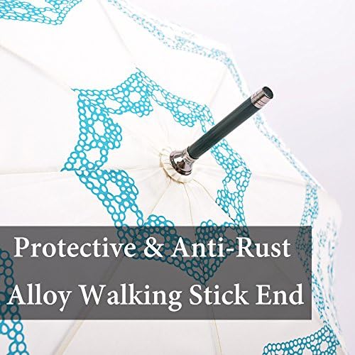 Kung Fu Smith Bubble Windproof Umbrella with Flower Totem Print