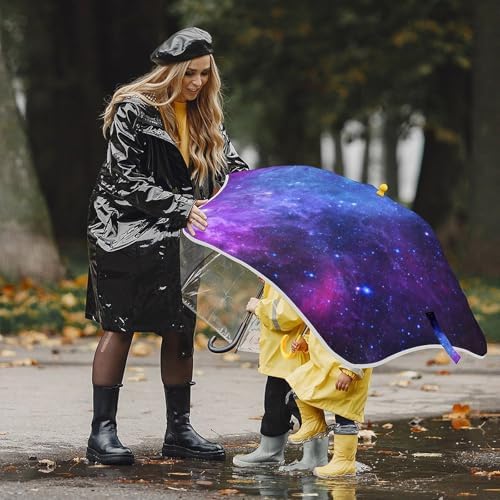 WELLINZER Pineapple Reflective Stick Umbrella for Kids