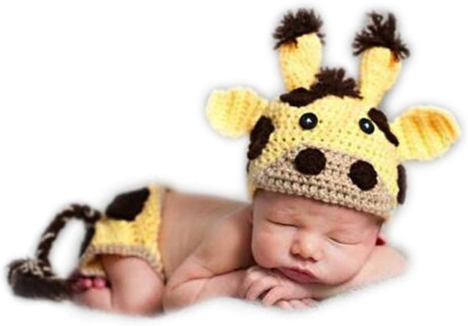 Vemonllas Baby Photo Hat Bonnet Shorts Set for Newborn