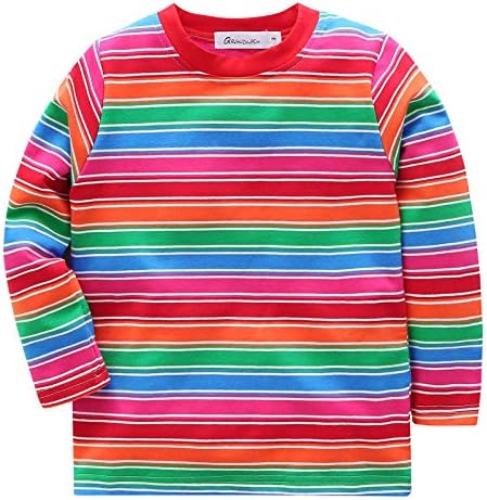 GRANDWISH Striped T-Shirt for Kids 2-14 Years