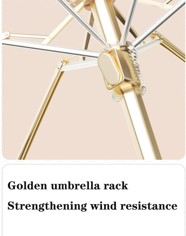 Mini Travel Umbrella with UV Protection and Tulip Handle