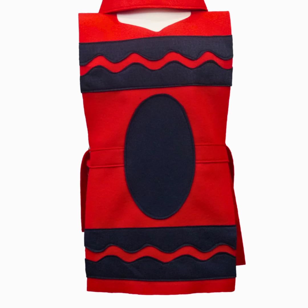 Red Crayon Costume Set - Kids 4-9y