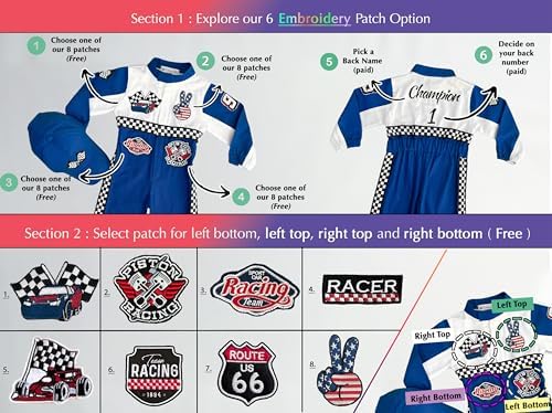 Handmade Race Car Driver Costume for Toddlers 1