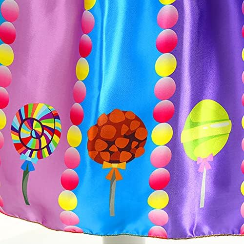 IDOPIP Rainbow Candy Tutu Dress for Girls 3-10Y 1